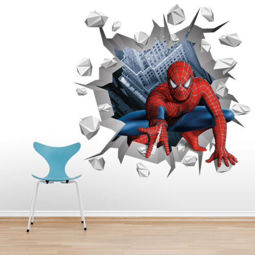 3D Spiderman stiker