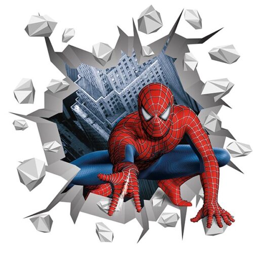 3D Spiderman stiker