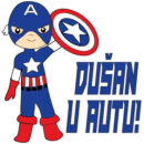 Captain America on board