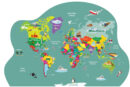 Mapa sveta 7 stiker