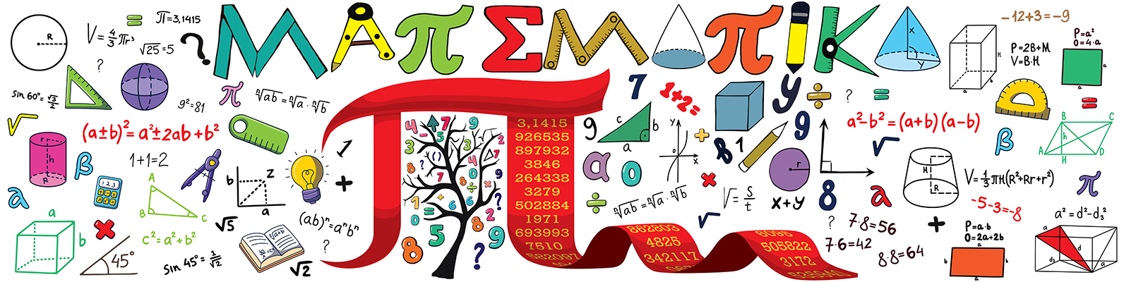 Foto tapete Matematika
