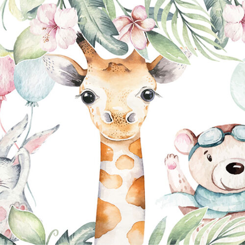 Foto tapete Painted jungle