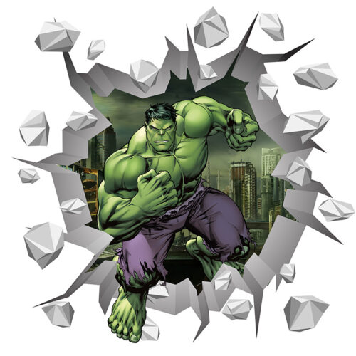 3D Hulk stiker