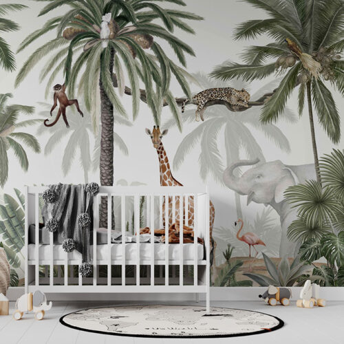 Foto tapete Painted jungle 6