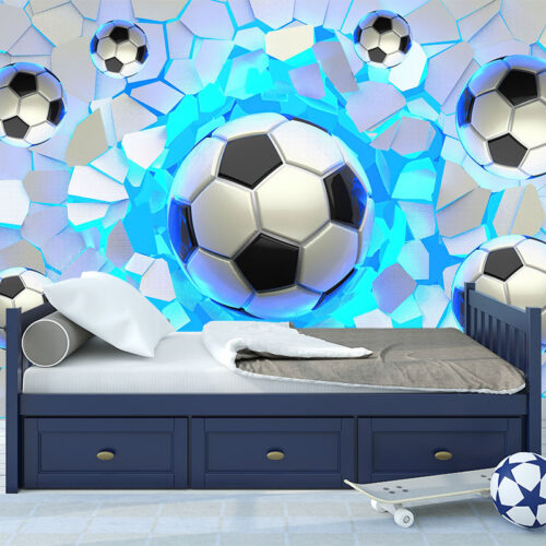 Foto Tapete 3D Football explosion 2