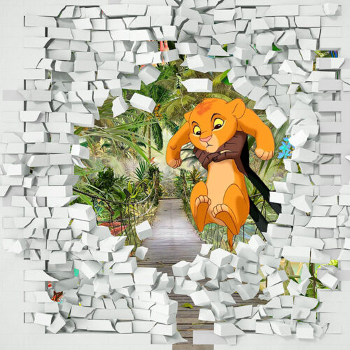 Foto Tapete 3D Lion King 1