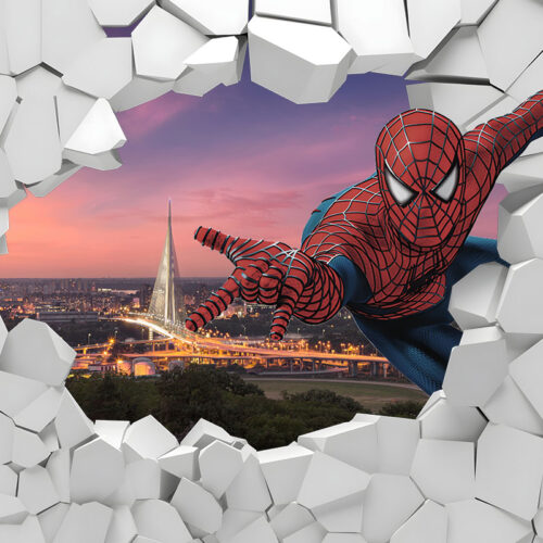 Foto tapete 3D Spajdermen u Beogradu 1