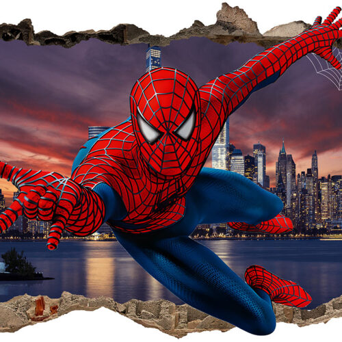 3D Spiderman 4 stiker