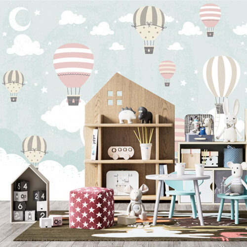 Foto tapete Balloons girl