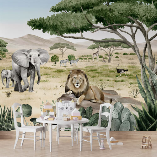 Foto tapete Painted jungle 12