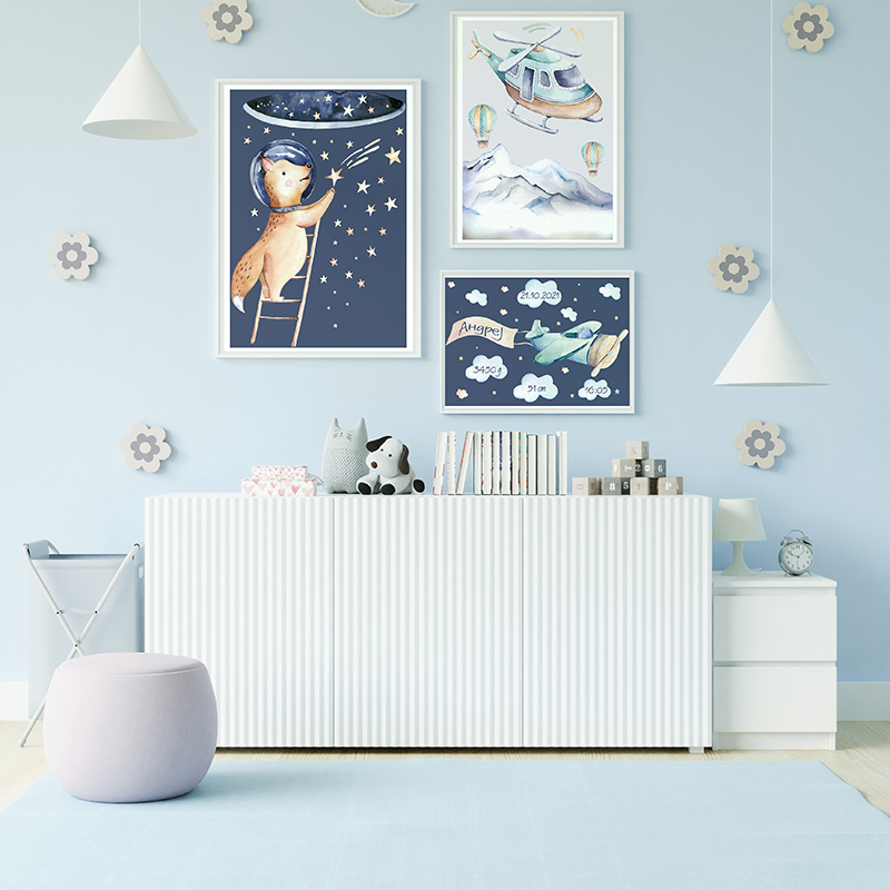 Baby boy komplet 3 postera