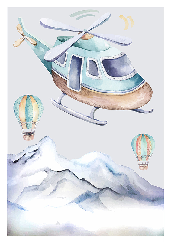 Poster Helikopter 1