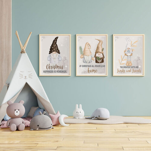 Novogodisnji patuljci 1 komplet 3 postera